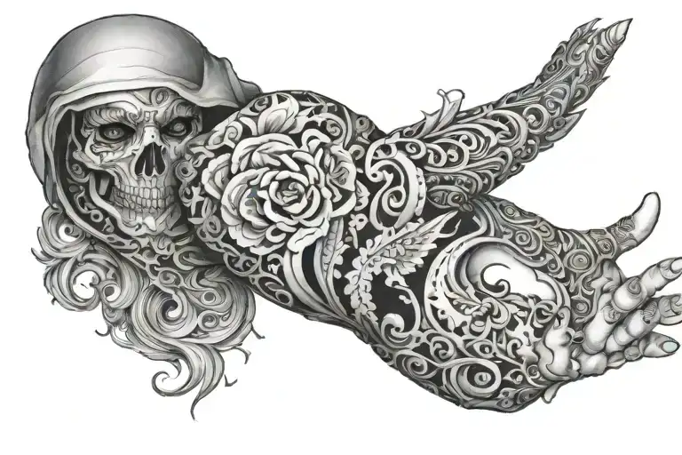 Blackout Top Of Arm Sleeve