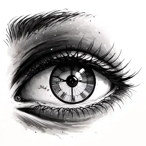 Eye In The Clock