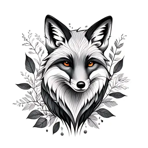 Fox And Leaves