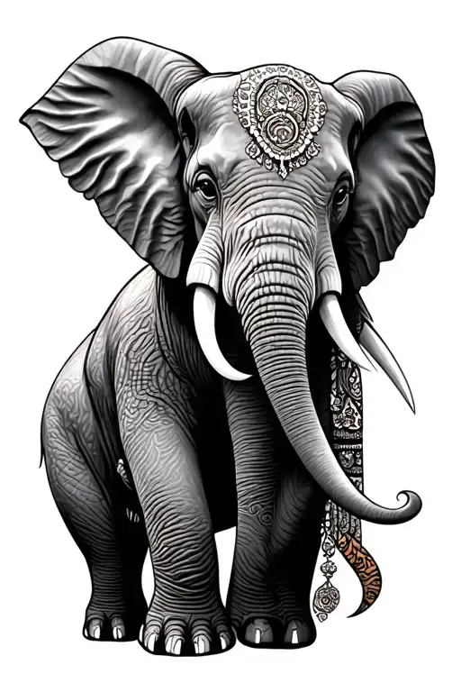 Elephant Adorned