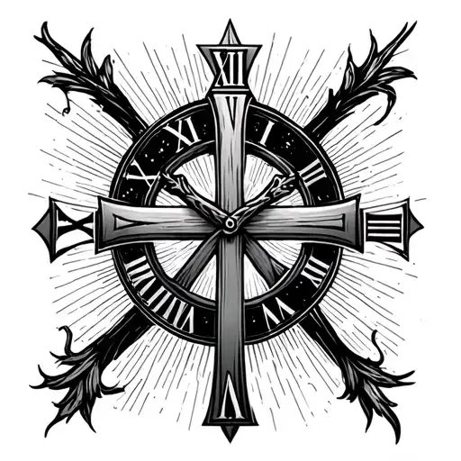 Roman Numerals October 12 2014 With Cross