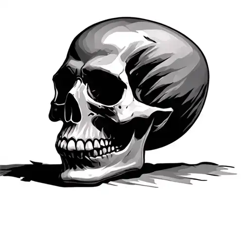 Skull Looking To The Left