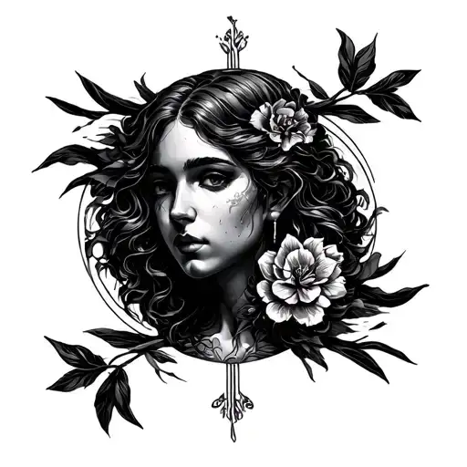 Venus Isle Album Cover Black And White