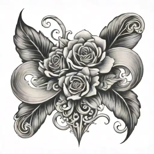Amor For Sister Tatoo Design