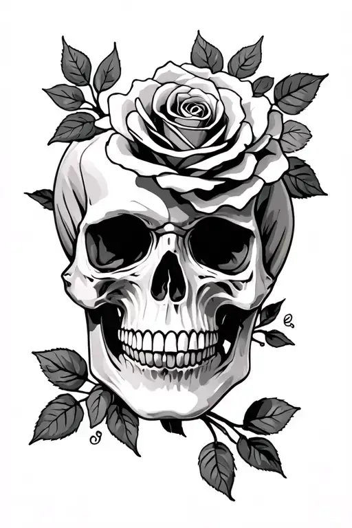 Skull Roses