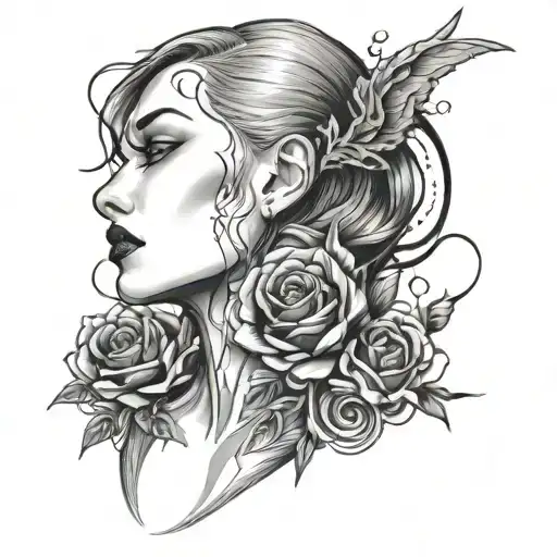 Mixed Charector Piercing With Accept Pain