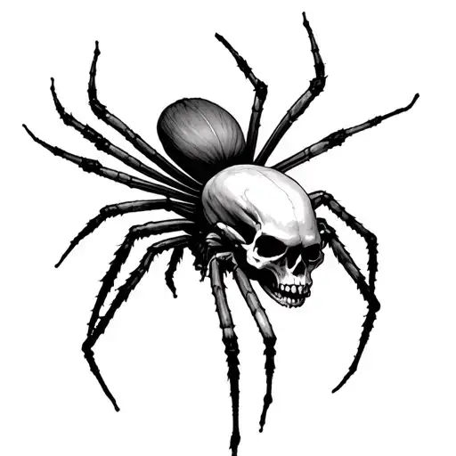 Skull Spiders Edgar Allan Poe