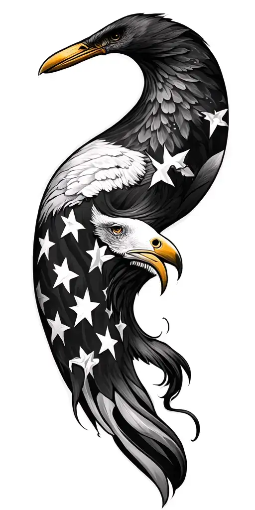 Patriotic Left Sleeve