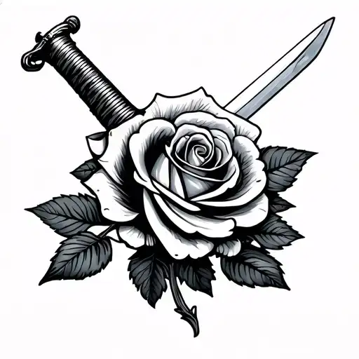 Fencing Sword Rose Mushroom Forest Scotland