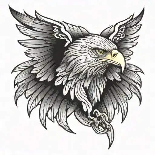 Full Eagle From The Top View