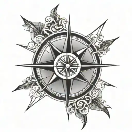 Simple Compass Rose
