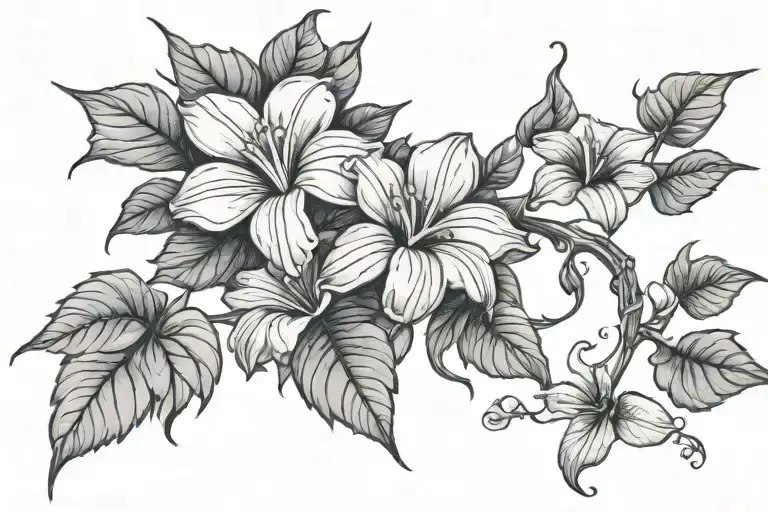 Bloody Morning Glory Vine