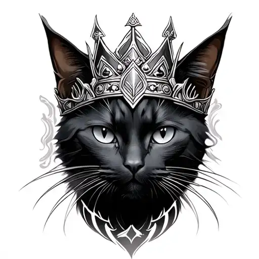 Black Cat Loki Crown