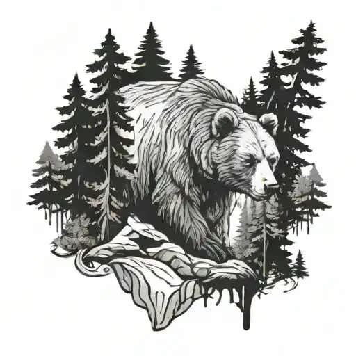 Forest And Bear