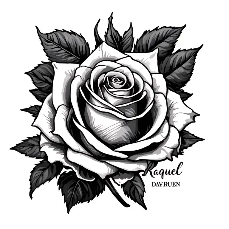 Rose With The Name Raquel