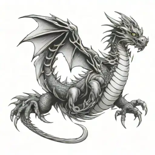 Fine Line Dragon