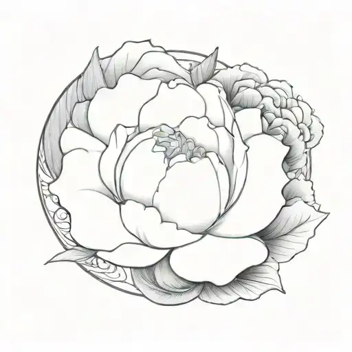 Carnation Peony Water Lilly Larkspur