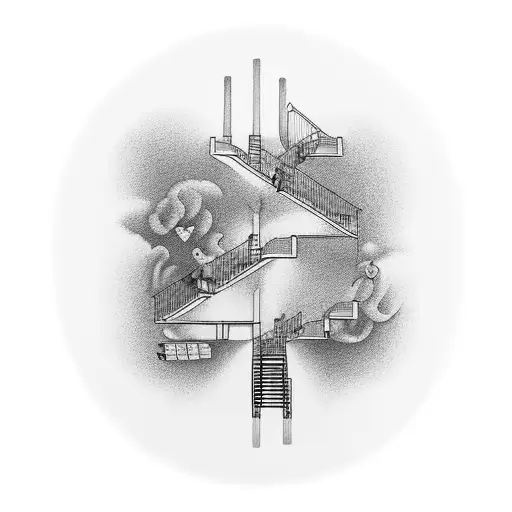 Heart Beat Towards Staircase To Heaven For Lower Hand 360