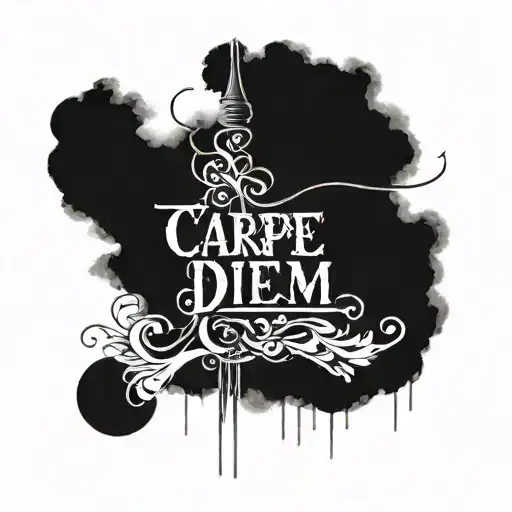 Carpe Diem Quote With Croos