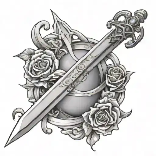 Carpe Diem With Sword Intertwined