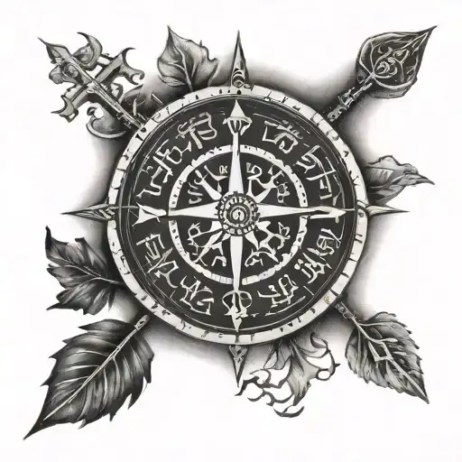 Vegvisir Viking Compass