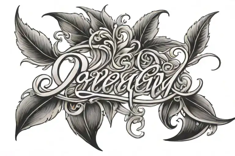 Just The Word Dream With Pretty Cursive Letters And No Background Just The Word