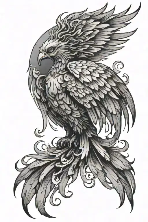 Circle With Phoenix Rising