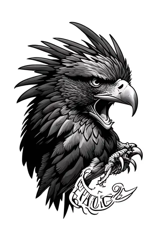 Black Screaming Eagle