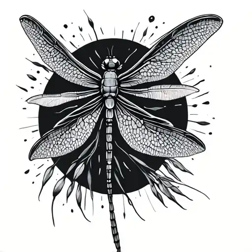 Mom Dad Wheat Dragonfly