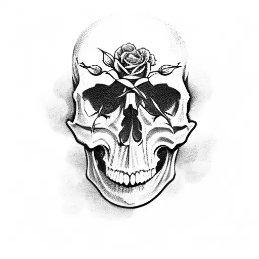 Skull And Roses