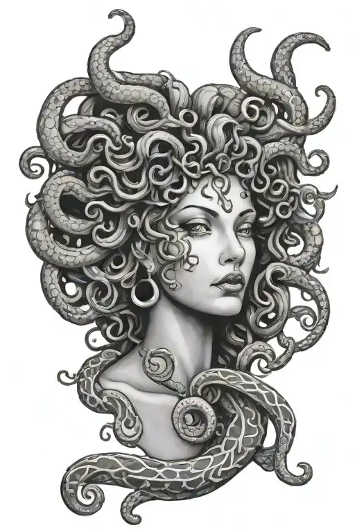Medusa Goddess With Boobies