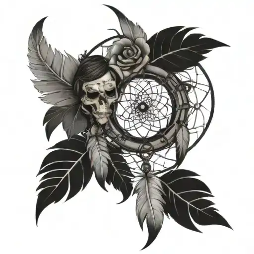 Evil Themed Dream Catcher