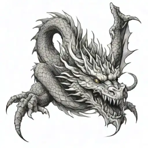 The Dragon Comes Out Of The Hand