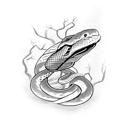 Snake With Lightning