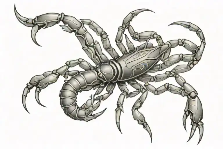 Incorporate Unforgiven Word Into A Scorpion Design
