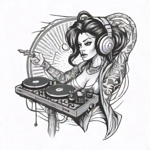 Music Sexy Dj Girl Dj Set