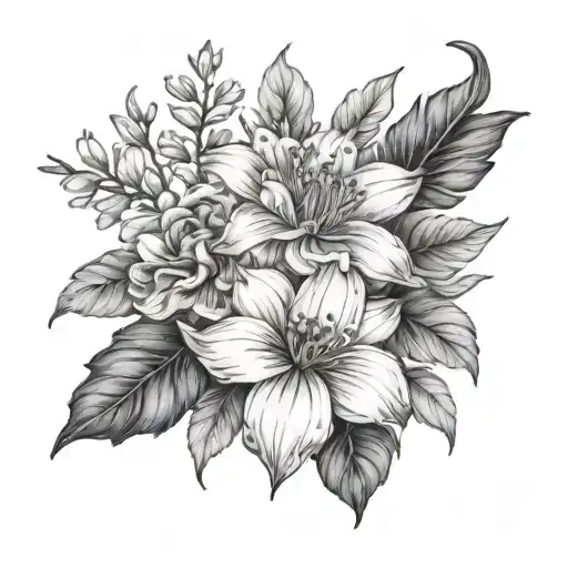 May And Oct Birth Flower Blooming