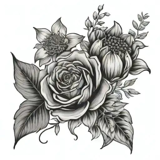 May And October Birth Flower Blooming Flower Bouquet