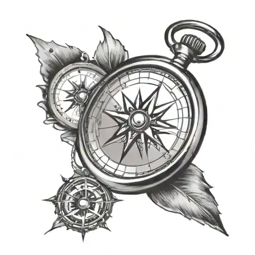 Compass And Sea