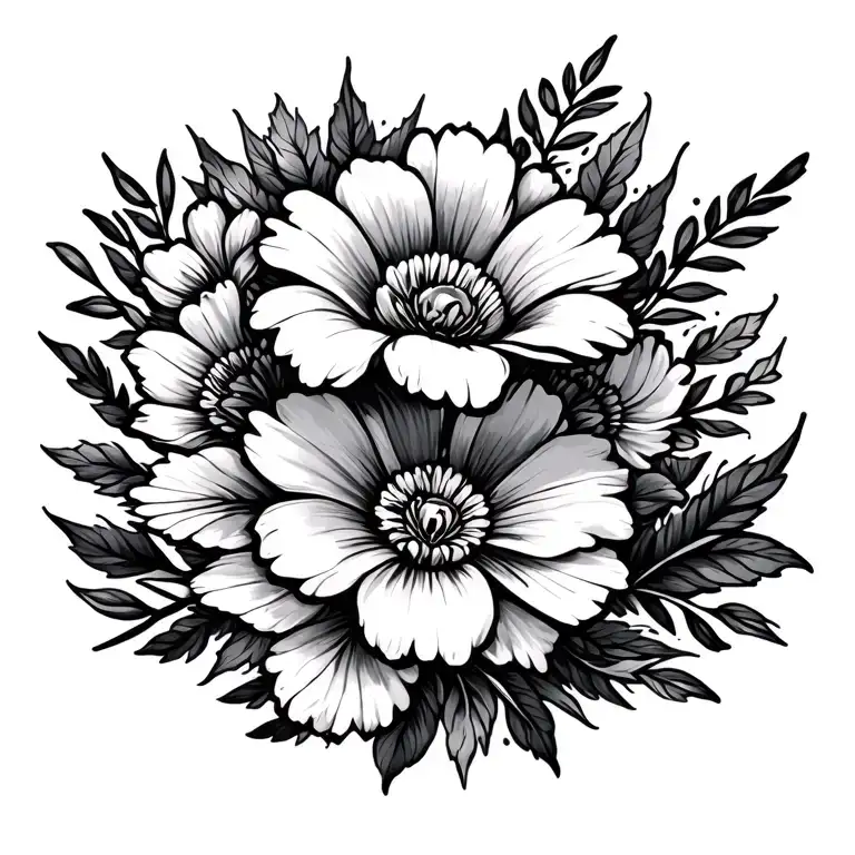 Rustic Flowery Design