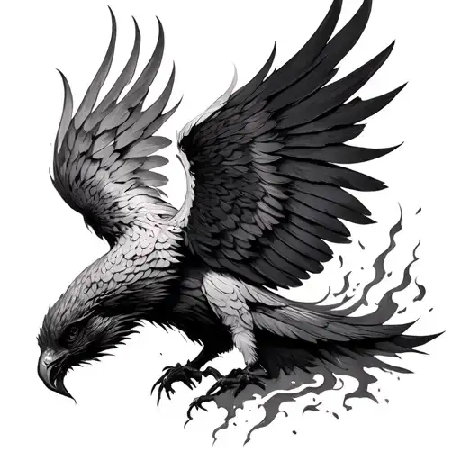 Phoenix Rising From Ashes