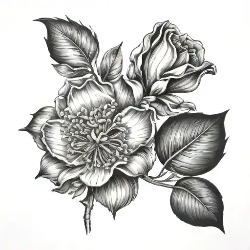 December And July Birth Flower