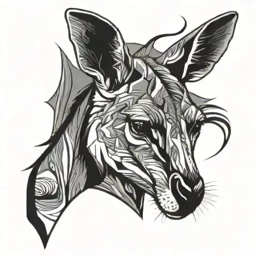 Single Line Kangaroo