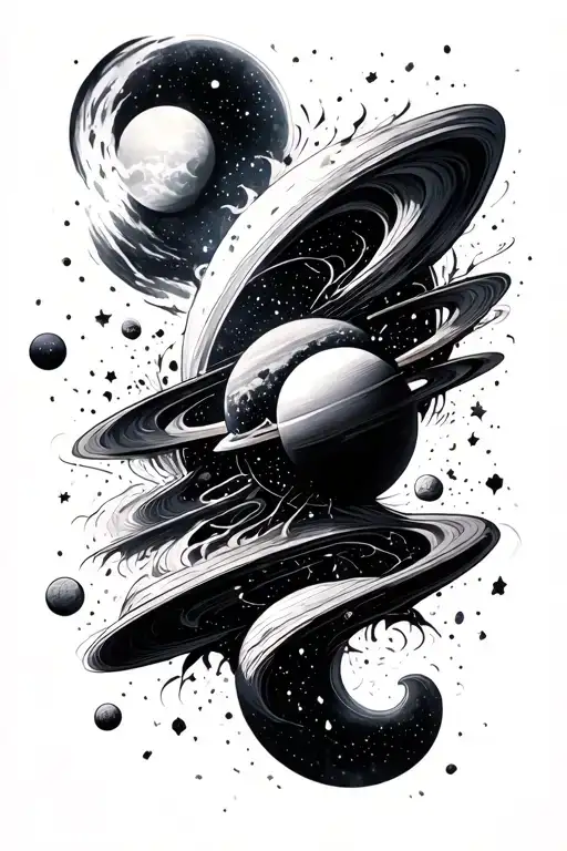 Drifting Through Space Surrounded