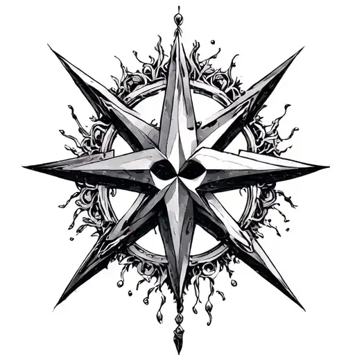 Star Gothic Cross