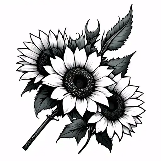 Archer With Sunflower