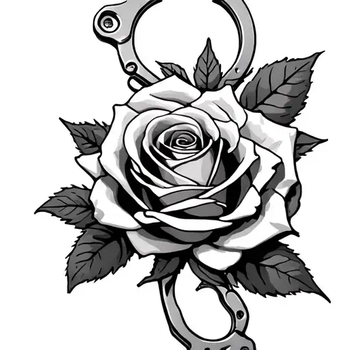 Rose And Handcuff