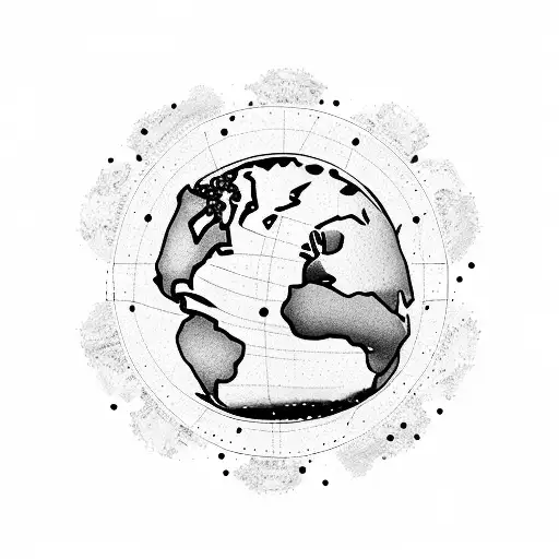 A Map Of The World With Dotted Lines Connecting Various Mountain Peaks