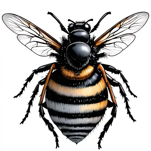 Shell And Bee With A Ghost