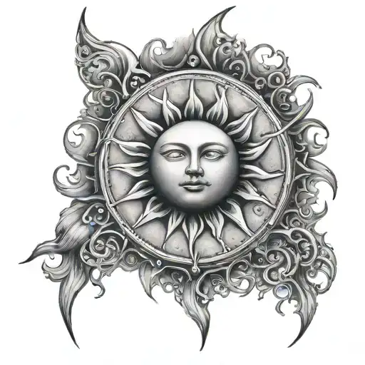 An Extension To The Sun That Goes At The Spine